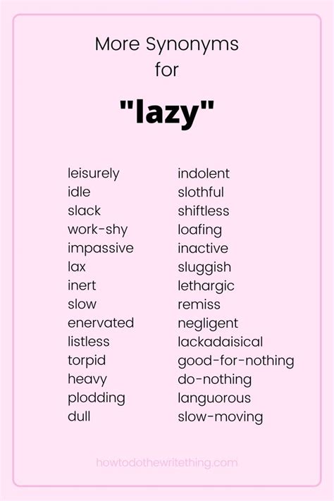 lazy synonym|Iba pa.
